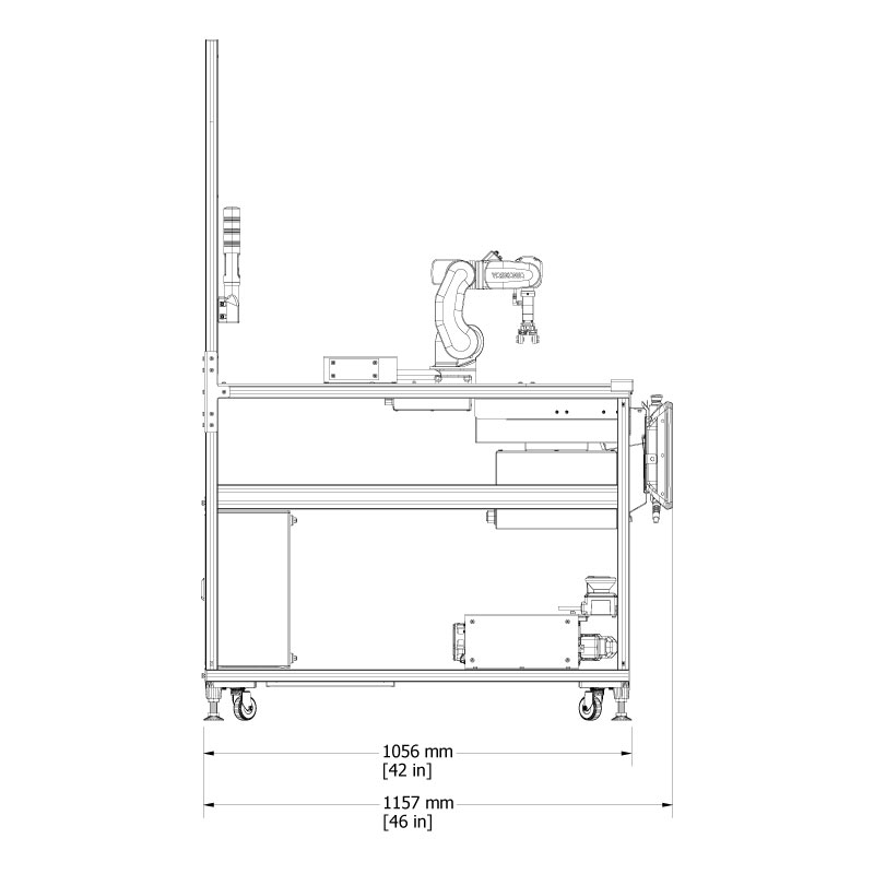RTM-YAG11 Side Dimensions