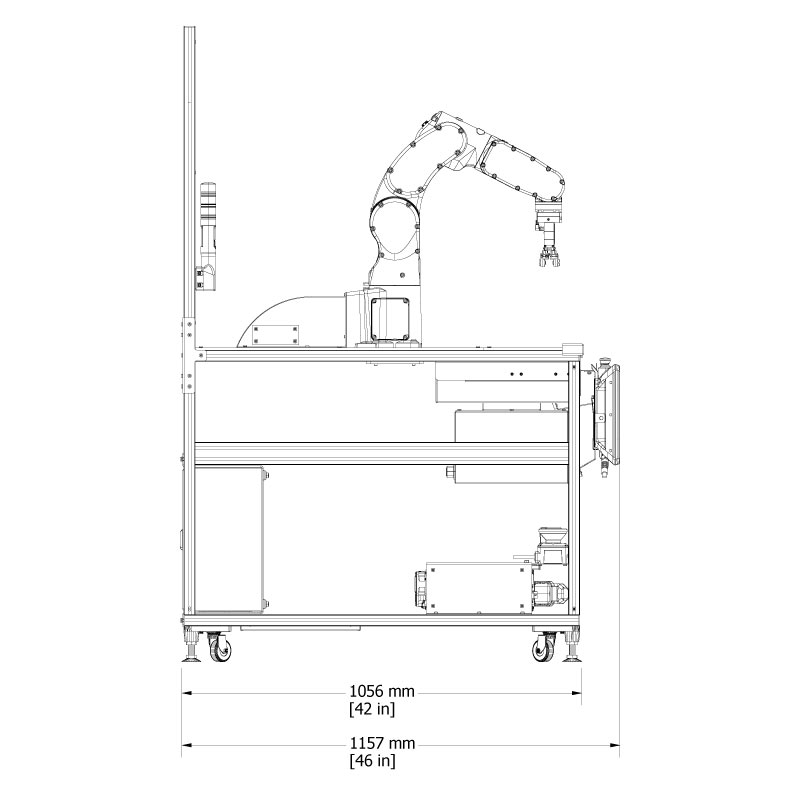 RTM-YAG14 Side Dimensions