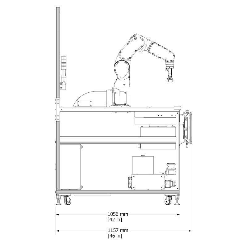 RTM-YAG24 Side Dimensions