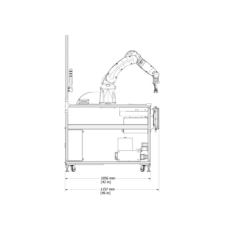 RTM-YAG28 Side Dimensions