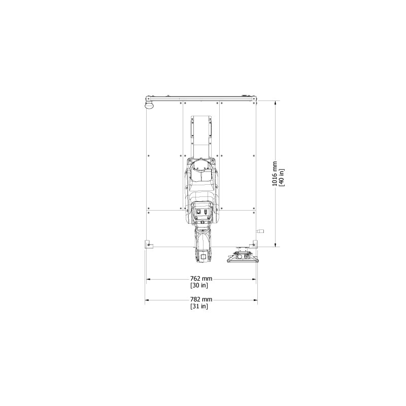 RTM-YAG28 Top Dimensions