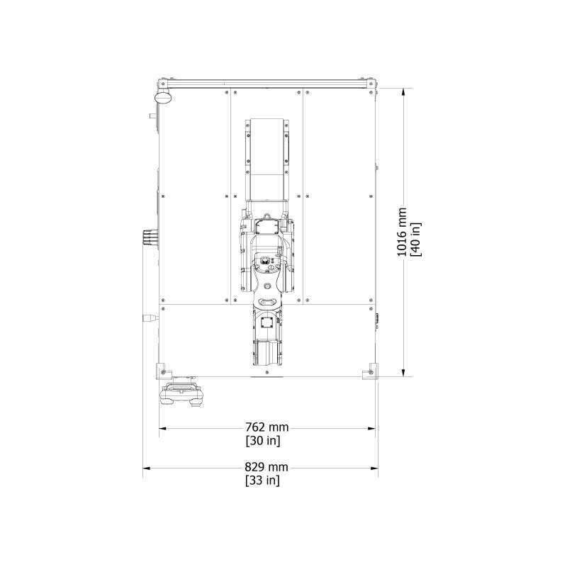 RTM-YAG34 Top Dimensions