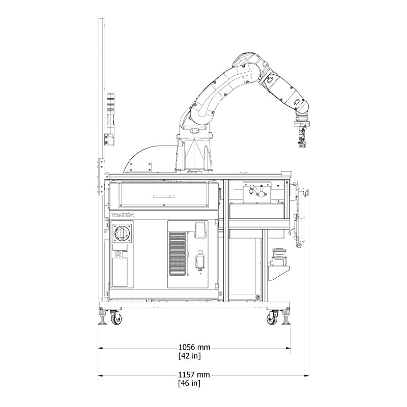 RTM-YAG48 Side Dimensions