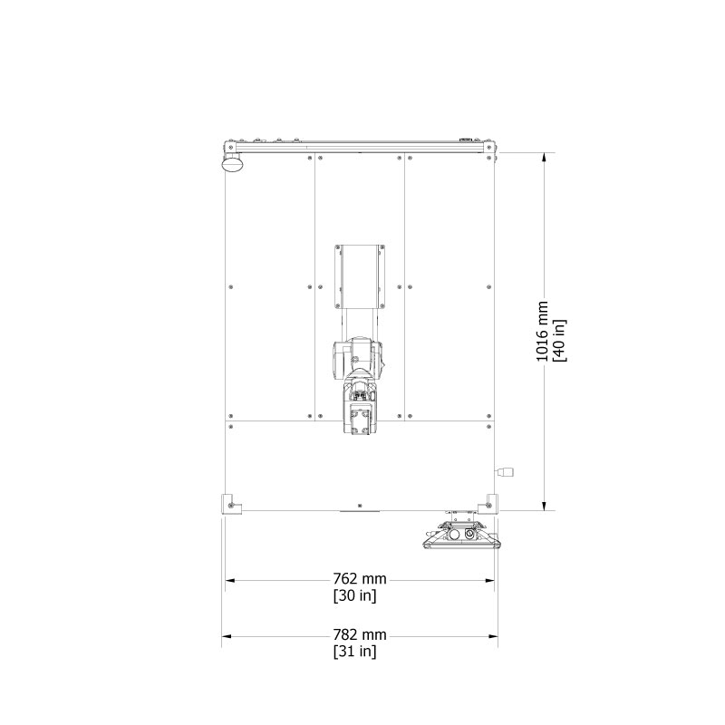 RTM-YAG11 Top Dimensions
