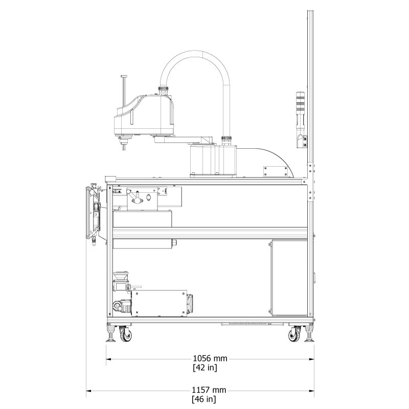RTM-YSG13 Side Dimensions