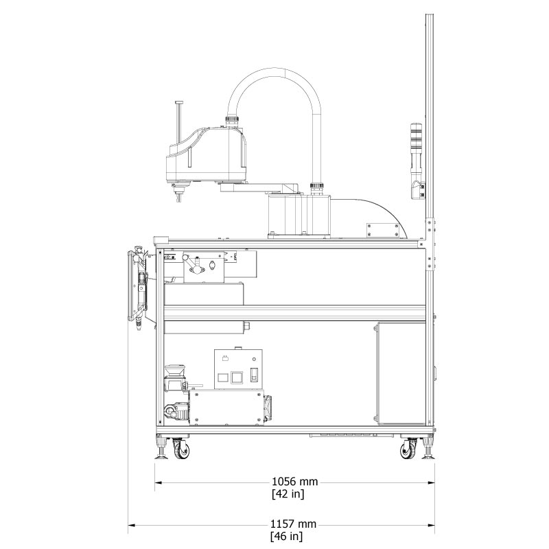 RTM-YSG23 Side Dimensions